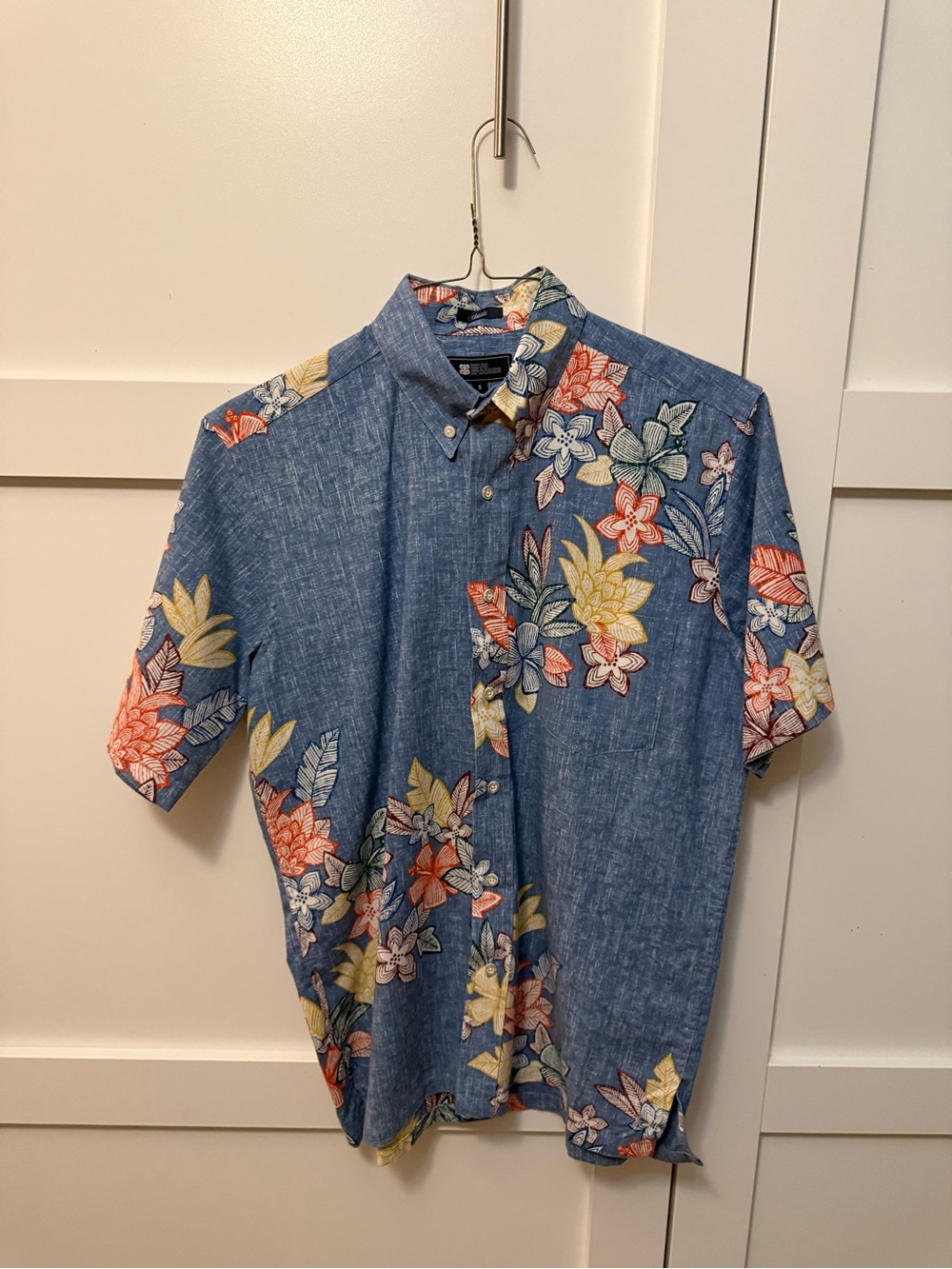 Reyn Spooner Floral Short-Sleeve Button-Up Aloha Shirt